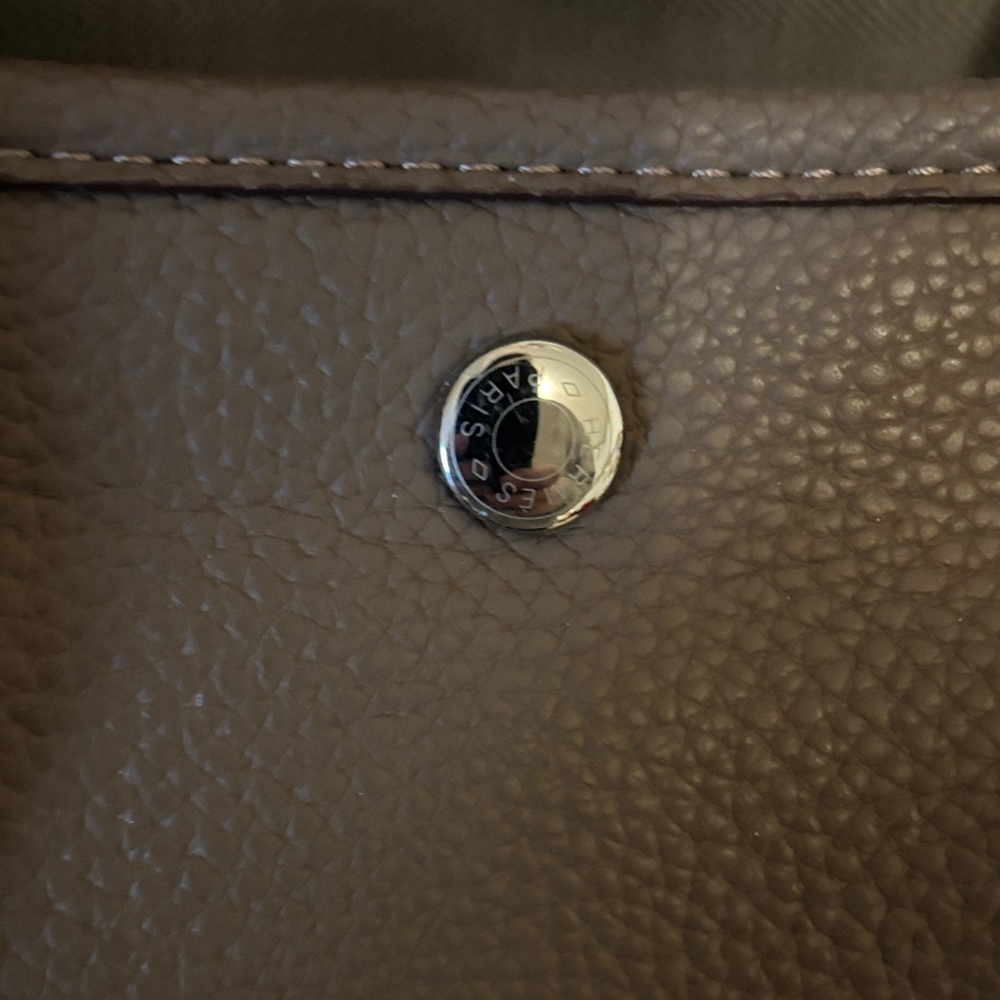 Brown Leather Tote Bag designer inspired - Picture 13 of 13